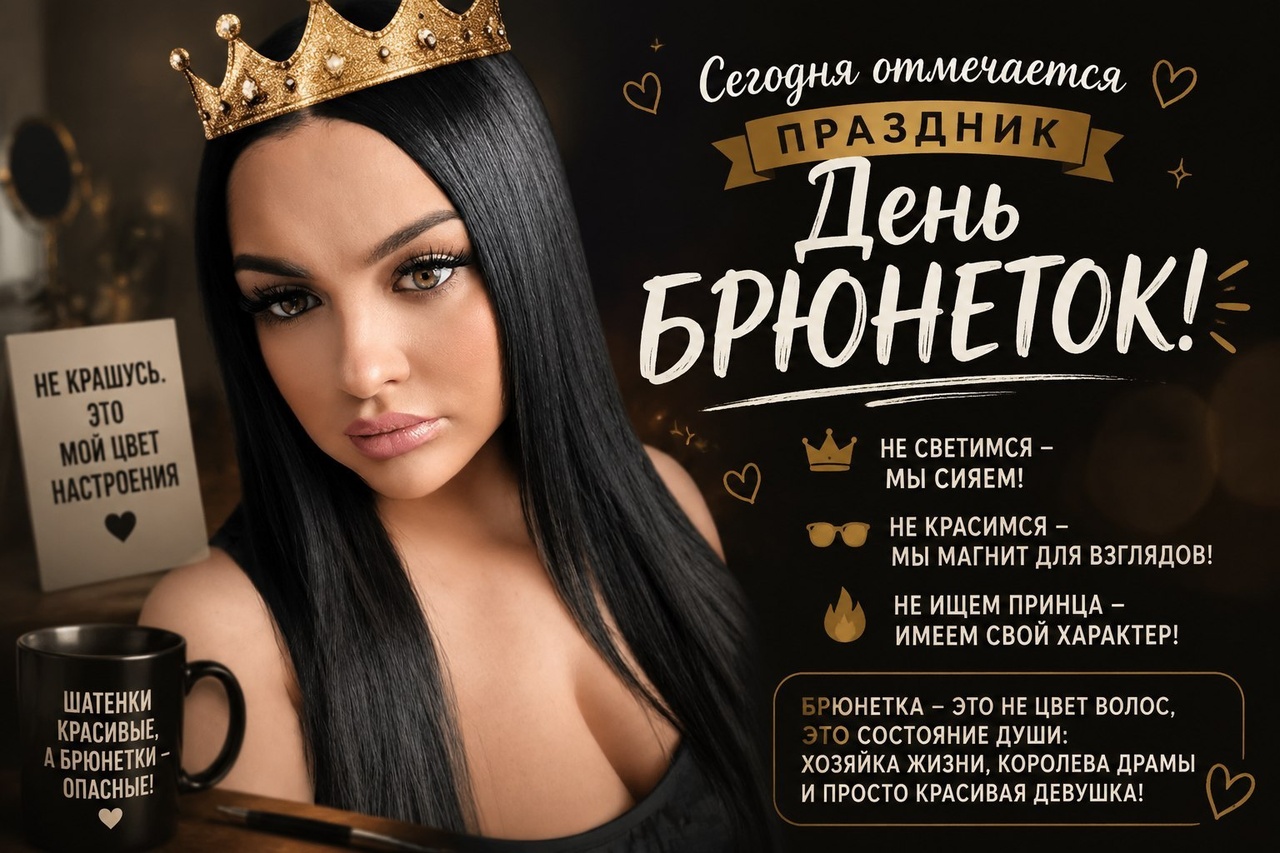 Модный студийный портрет девушки в золотой короне